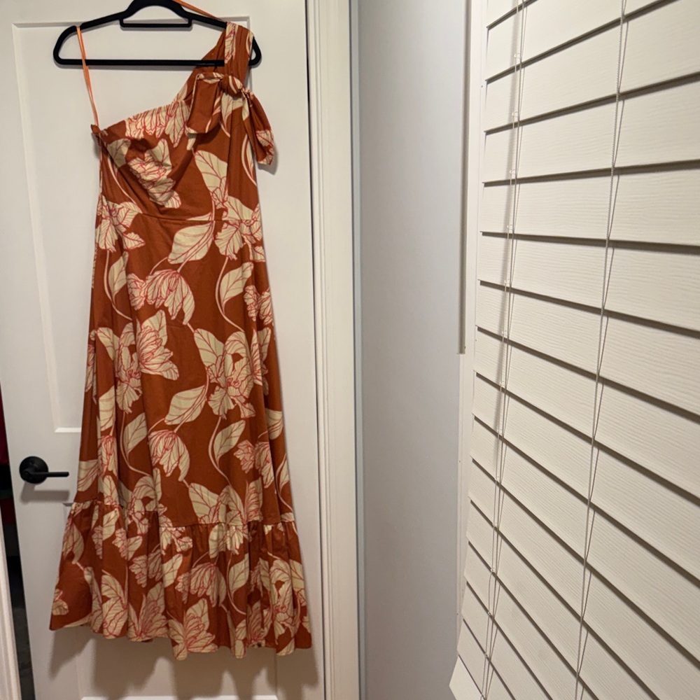 Hutch Audie Maxi Dress One-Shoulder Dress with pockets